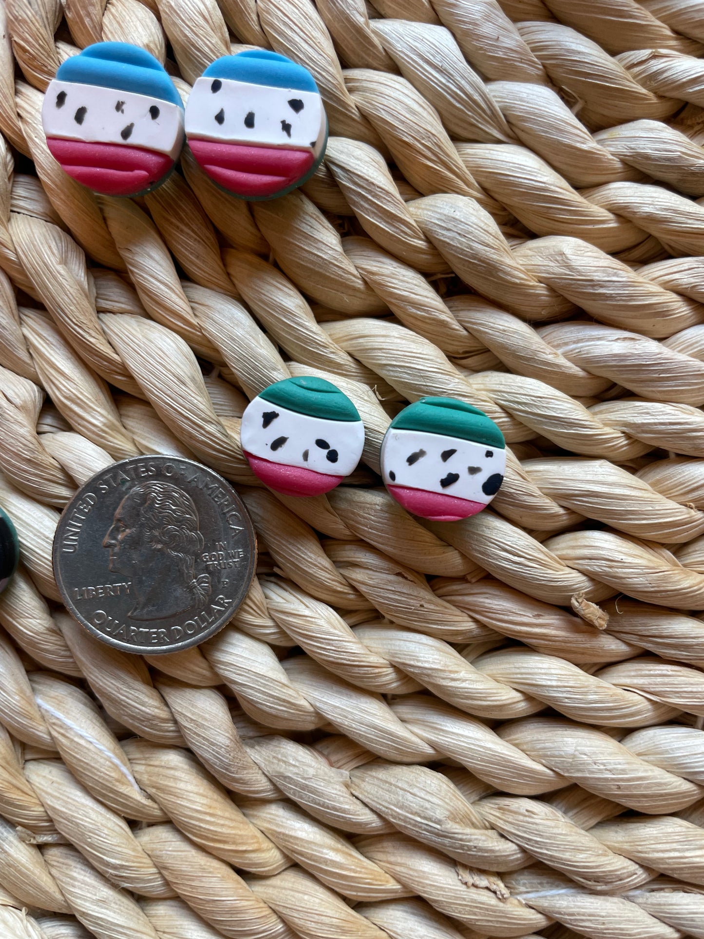 Speckled Studs - Mini Rounds