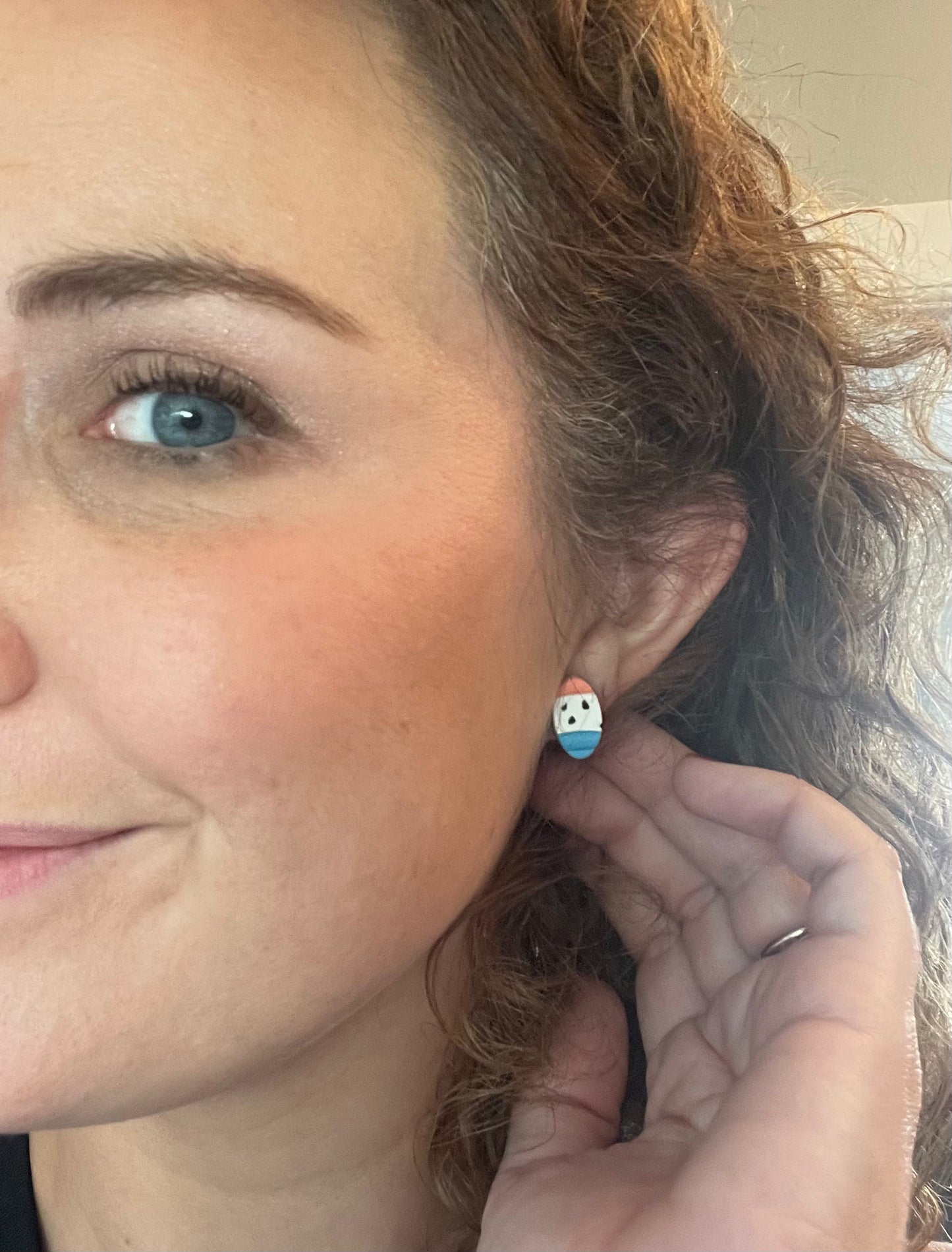 Speckle Studs - Oval Minis