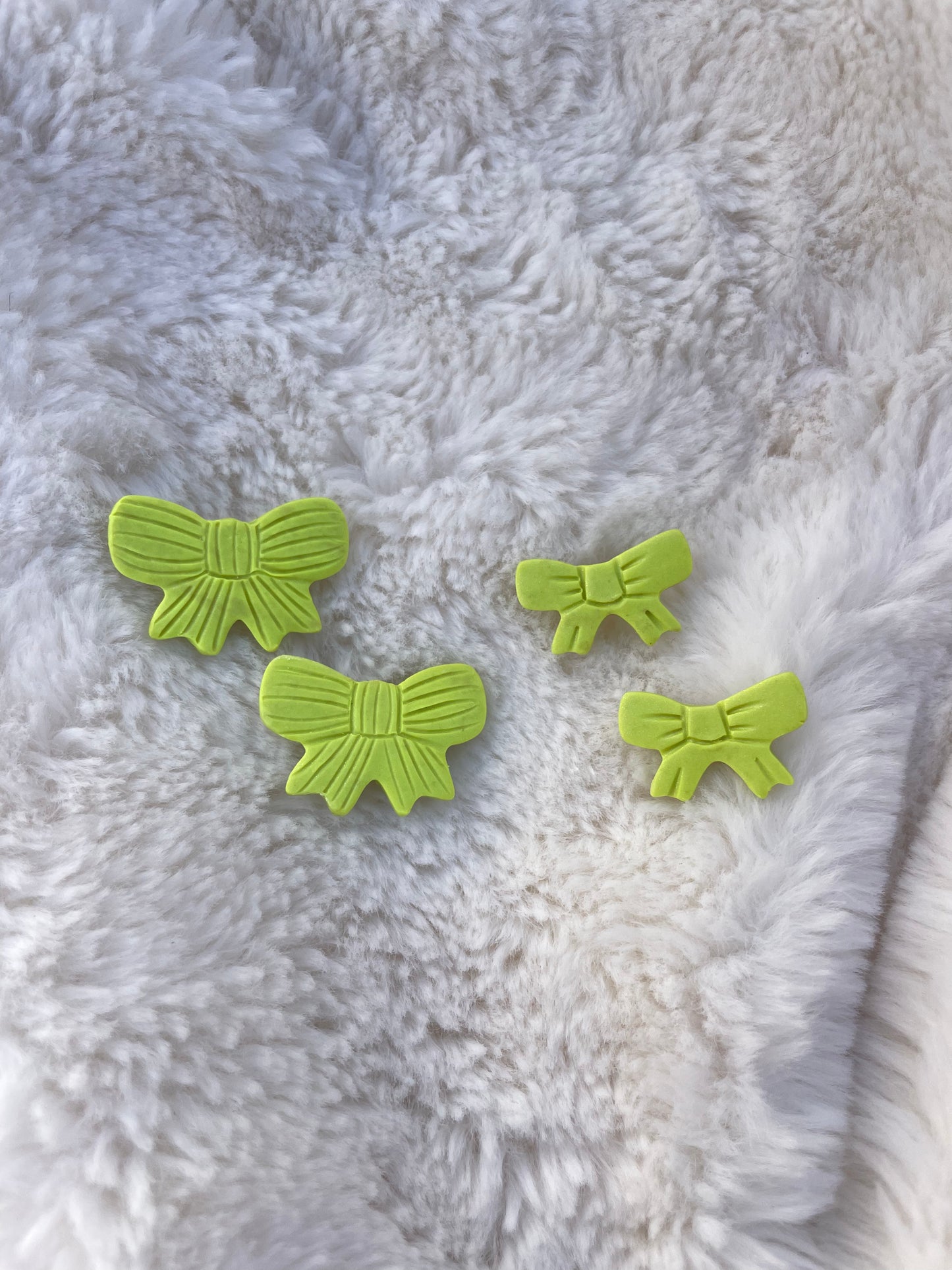 Lime Bows - Mini