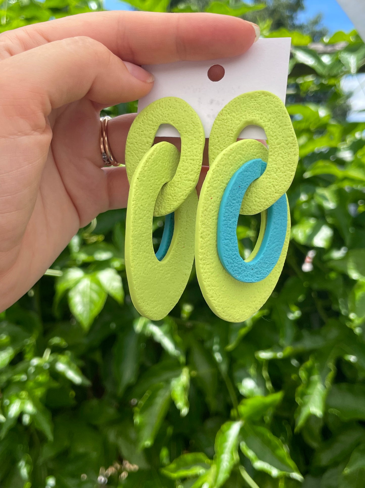 Color Burst - Lime & Ocean Blue