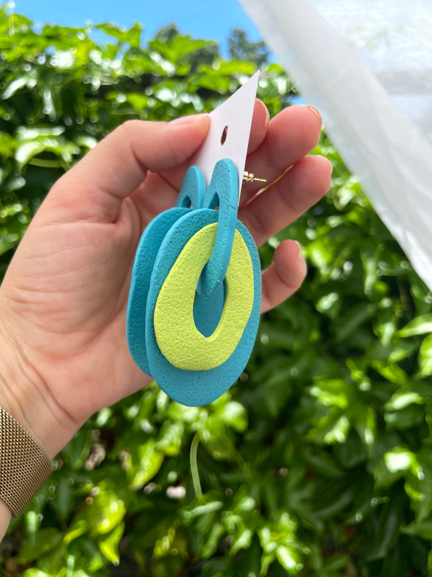 Color Burst - Ocean Blue & Lime