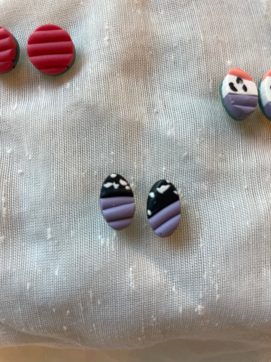 Speckle Studs - Oval Minis