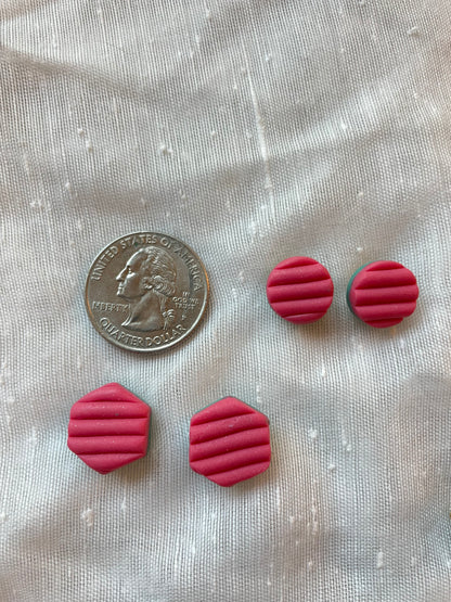 Coily Round Mini Studs