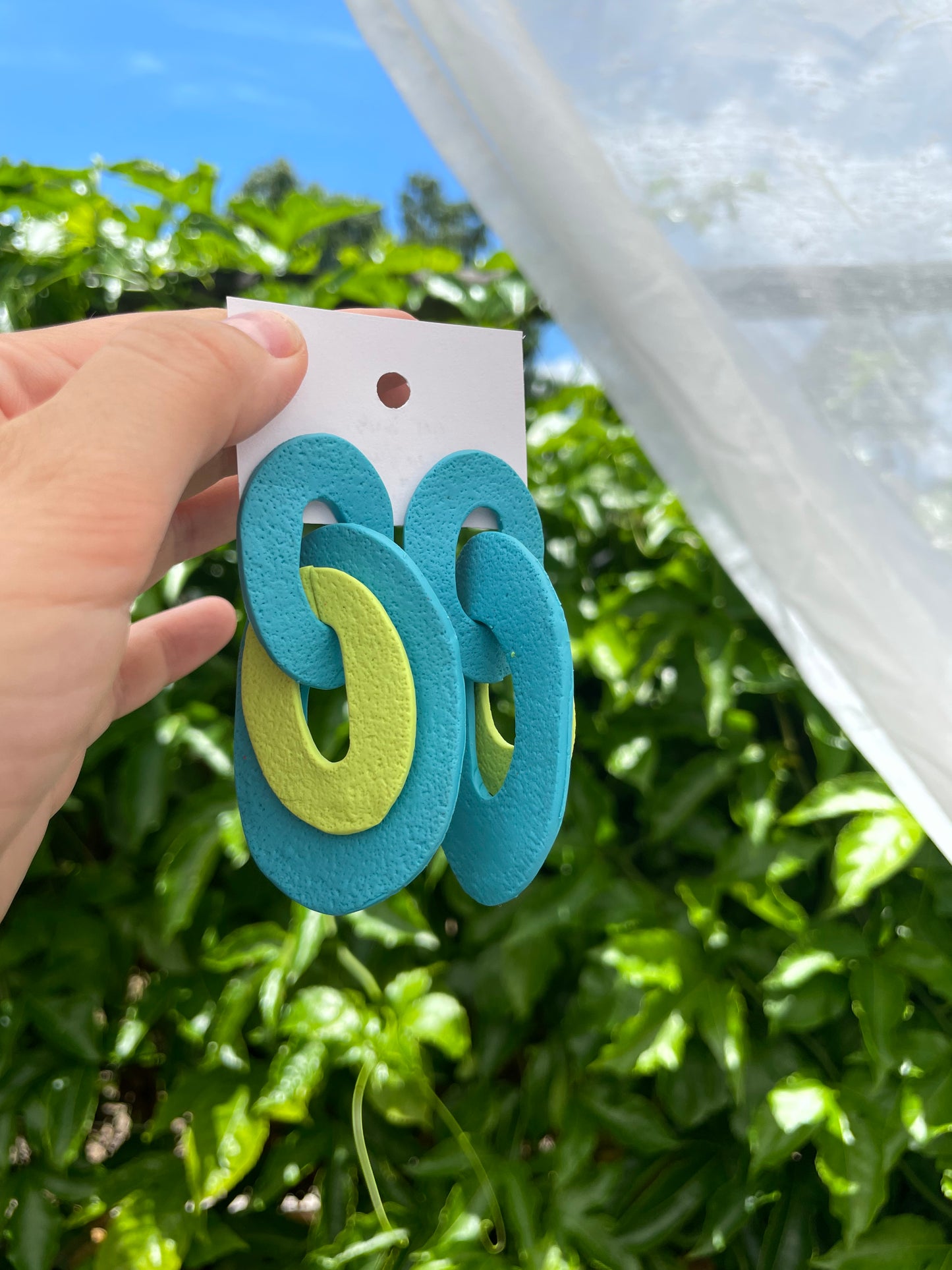 Color Burst - Ocean Blue & Lime