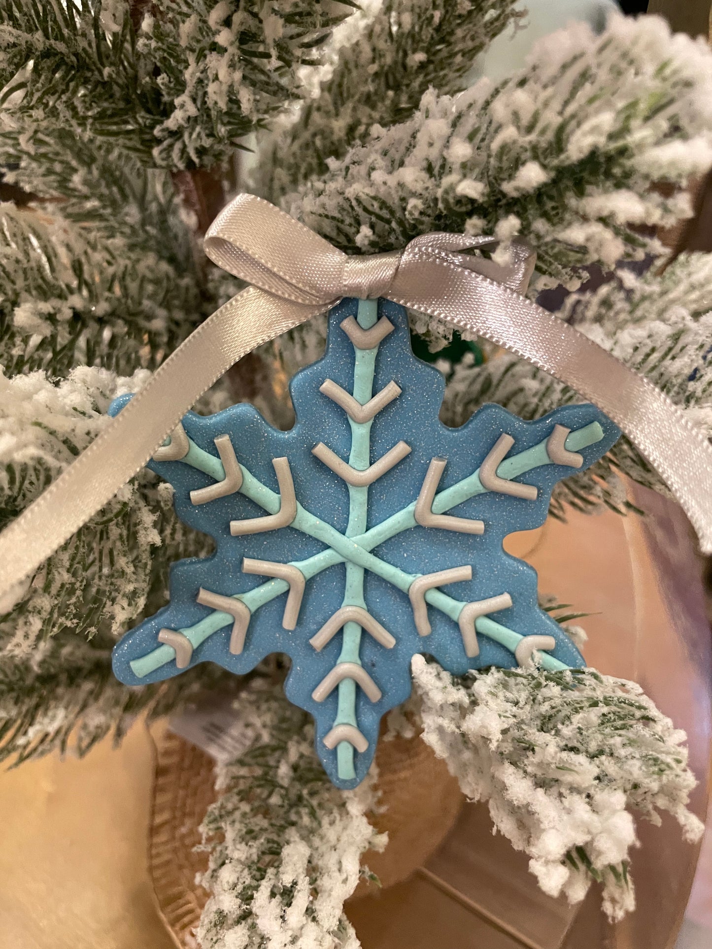 Blue Snow Flake