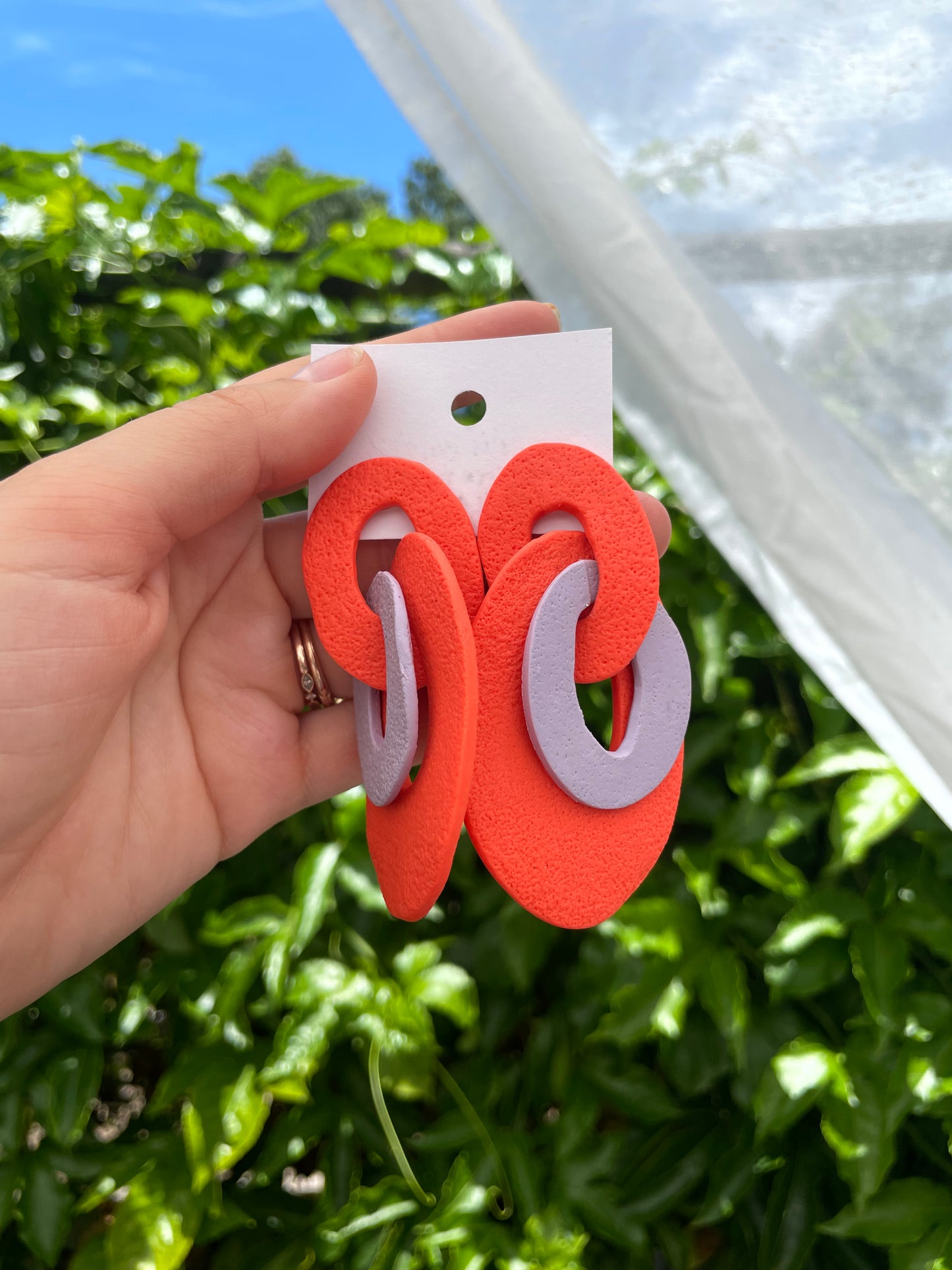 Color Burst - Coral & Violet